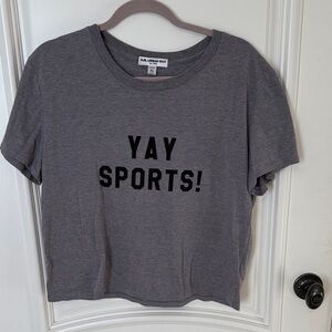 YAY SPORTS Crop Tee